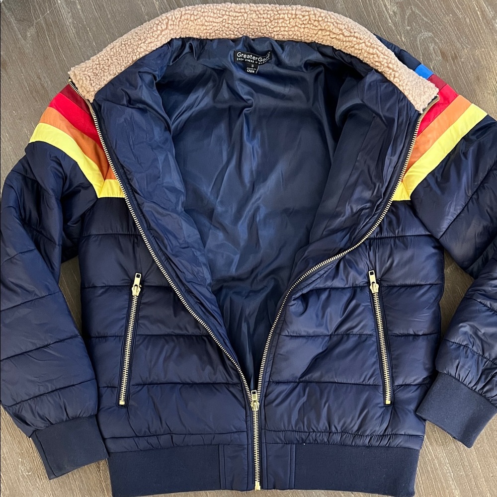 Aviator Nation Inspired Puffer Jacket by Greater Good - Picture 7 of 8